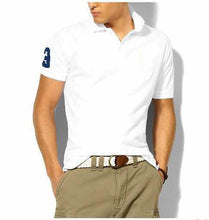 Load image into Gallery viewer, hombre big pony high quality polo top Men Short sleeve Casual rugby Shirt camisa embroidered homme polo masculine