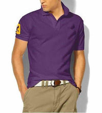 Load image into Gallery viewer, hombre big pony high quality polo top Men Short sleeve Casual rugby Shirt camisa embroidered homme polo masculine
