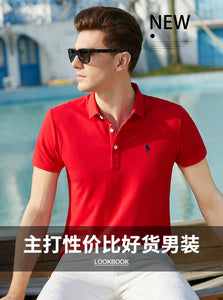 hombre small pony polo top Men Short sleeve Casual rugby  Shirt camisa embroidered polo masculine Asia size