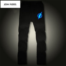 Load image into Gallery viewer, Mens Straight Pants Superman Superhero Bodybuilding Trousers Luminous Sweatpants Joggers Spring Autumn Sporting Clothing
