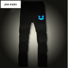 Load image into Gallery viewer, Mens Straight Pants Superman Superhero Bodybuilding Trousers Luminous Sweatpants Joggers Spring Autumn Sporting Clothing