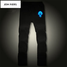 Load image into Gallery viewer, Mens Straight Pants Superman Superhero Bodybuilding Trousers Luminous Sweatpants Joggers Spring Autumn Sporting Clothing